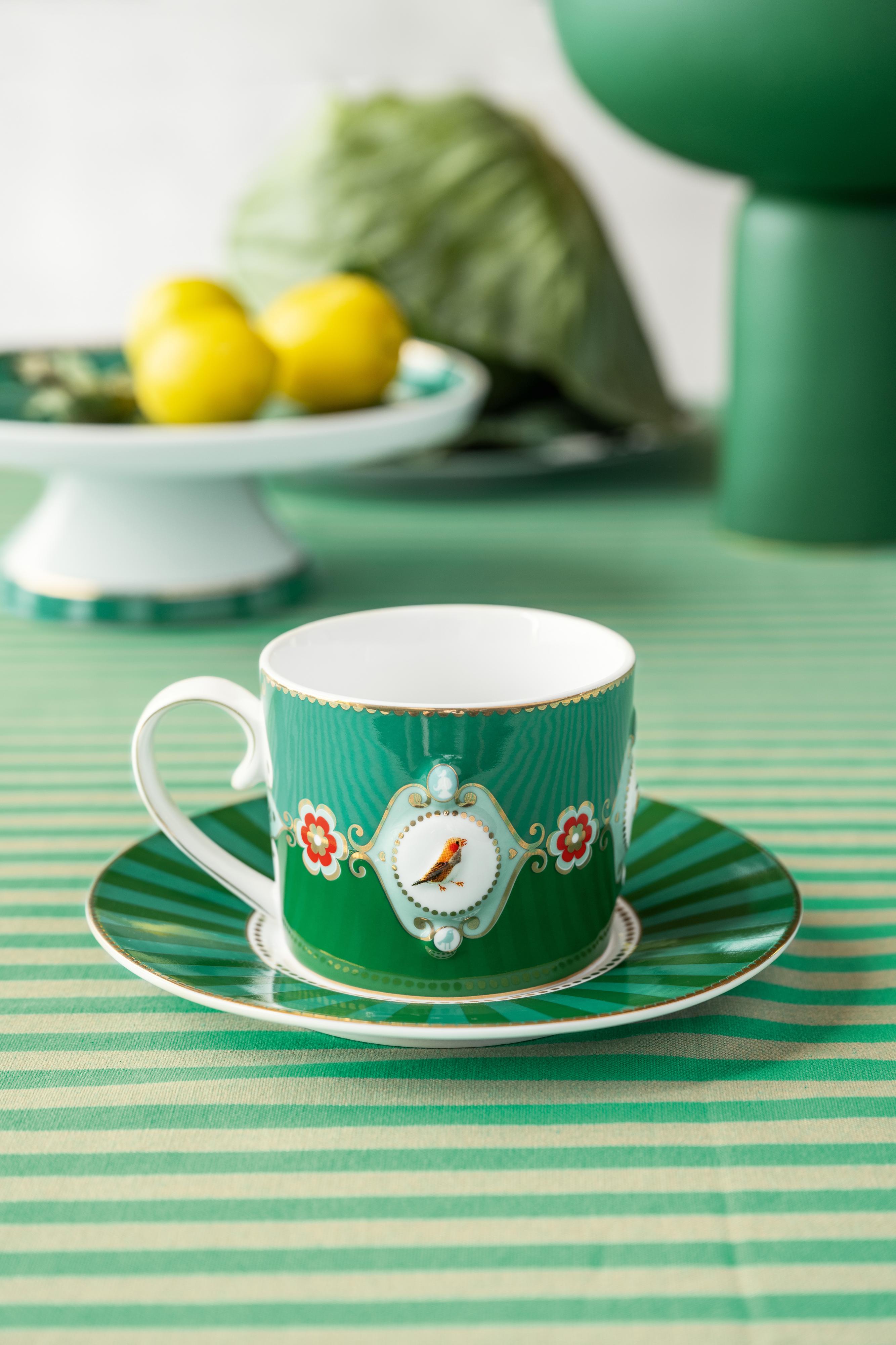 Pip Studio Love Birds SS2024 Tableware Green 09